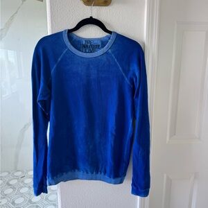 FREE CITY lucky rabbits raglan crew blue size Small sold out color